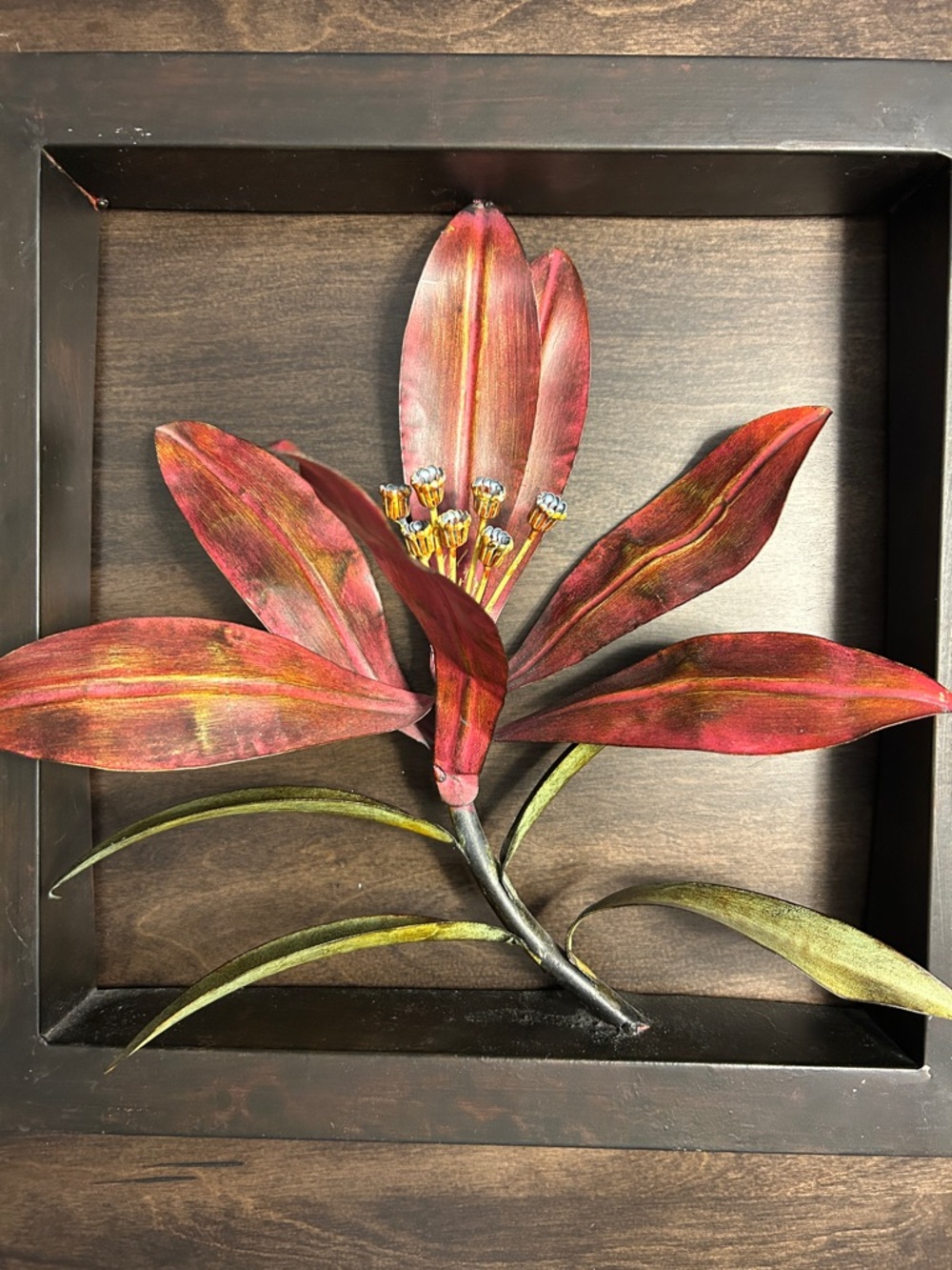 Red Botanical Wall Art